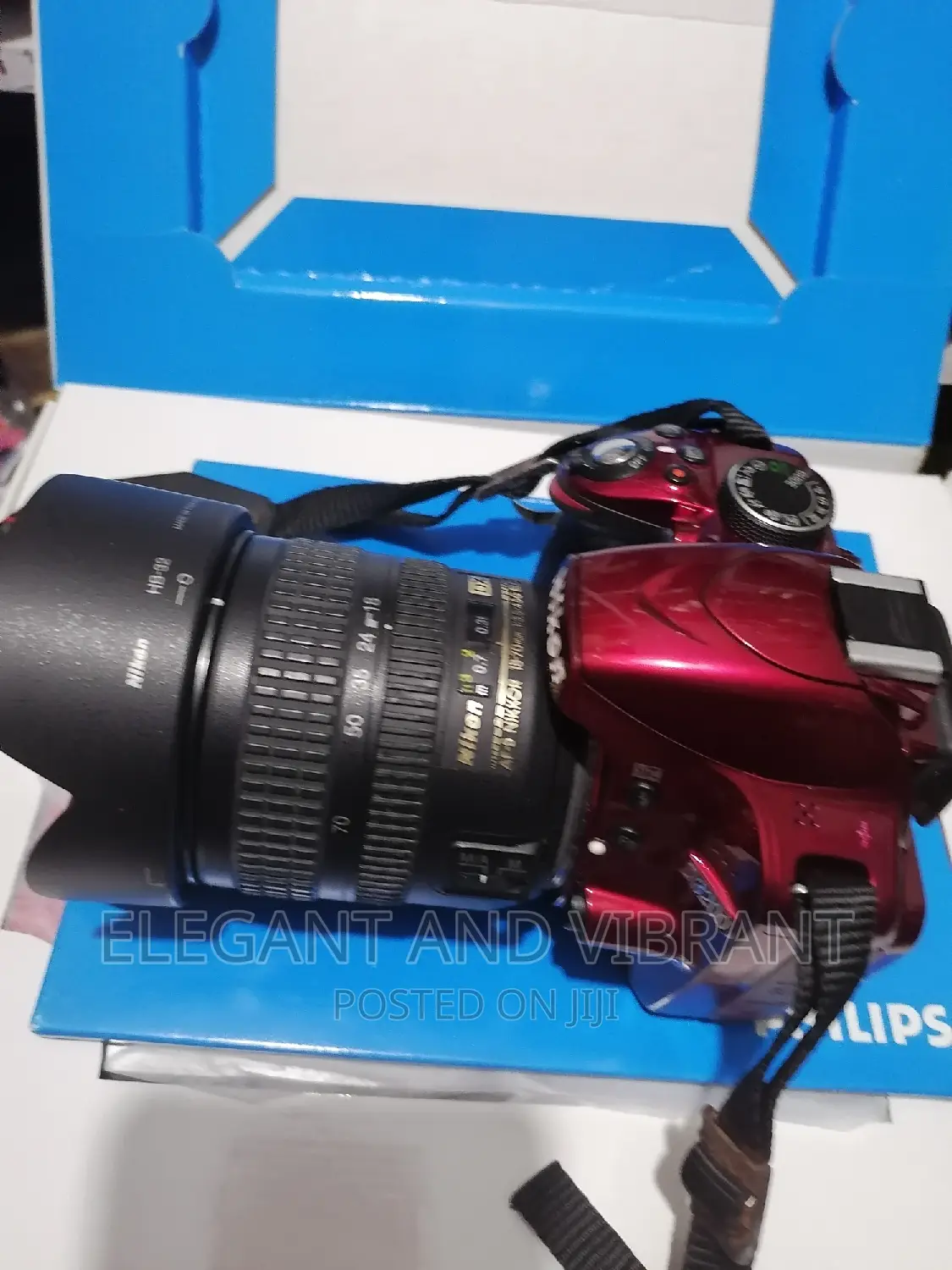 Nikon D3200 in Purple Colour Abroad Use Condition