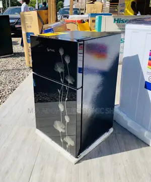 Unique Designed Pearl Pf-10t Double Door Electric Fridge
