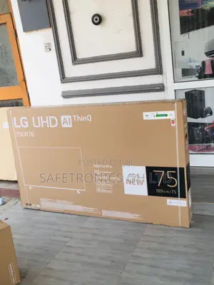 LED Glossy LG UHD UR73 75 Inches Black Smart Electric 