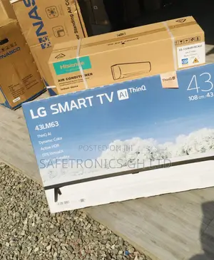 Electric LM63 UHD Black 43 Inches Glossy Smart LG Tv