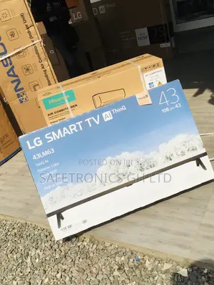Smart LG UHD LM63 Black Electric 43 Inches Glossy LED Tv
