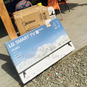 Electric Smart LED Glossy Black UHD LG LM63 Tv