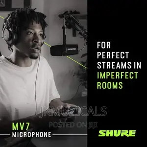 Shure MV7 USB Microphone/ Podcasting_ Recording Mic