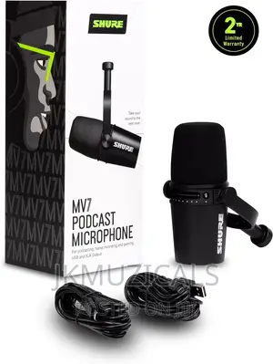 Shure MV7 USB Microphone/ Podcasting_ Recording Mic