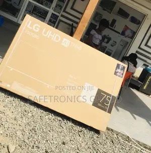Glossy Electric UHD Smart Black 75 Inches LED LG Tv
