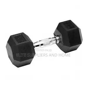 Proesce Rubber Dumbbell Single Hex 10kg Ec93791r