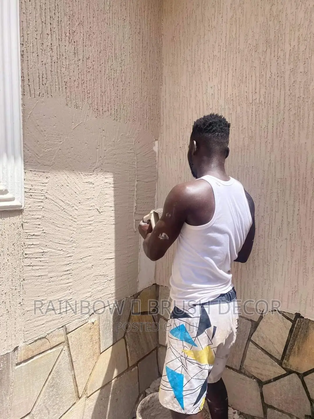 Wall Treatment Paint (Acrylic Waterproof Graffiato Paint)