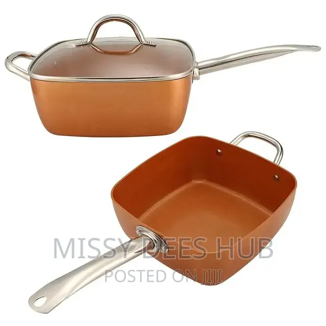 Square Copper Casserole Pan