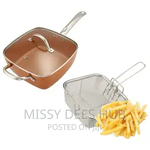 Square Copper Casserole Pan