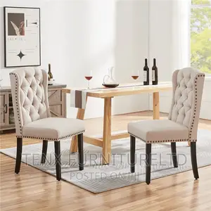 Dining Chairs Upholstered Kitchen Chairs (X2)