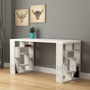 Modern Working Office Desk Multi-Color Compact (White Top)