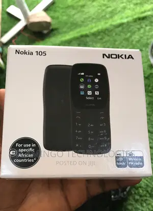 New Nokia 105 Black