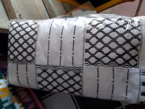 Black and White Kente / Handmade Kente