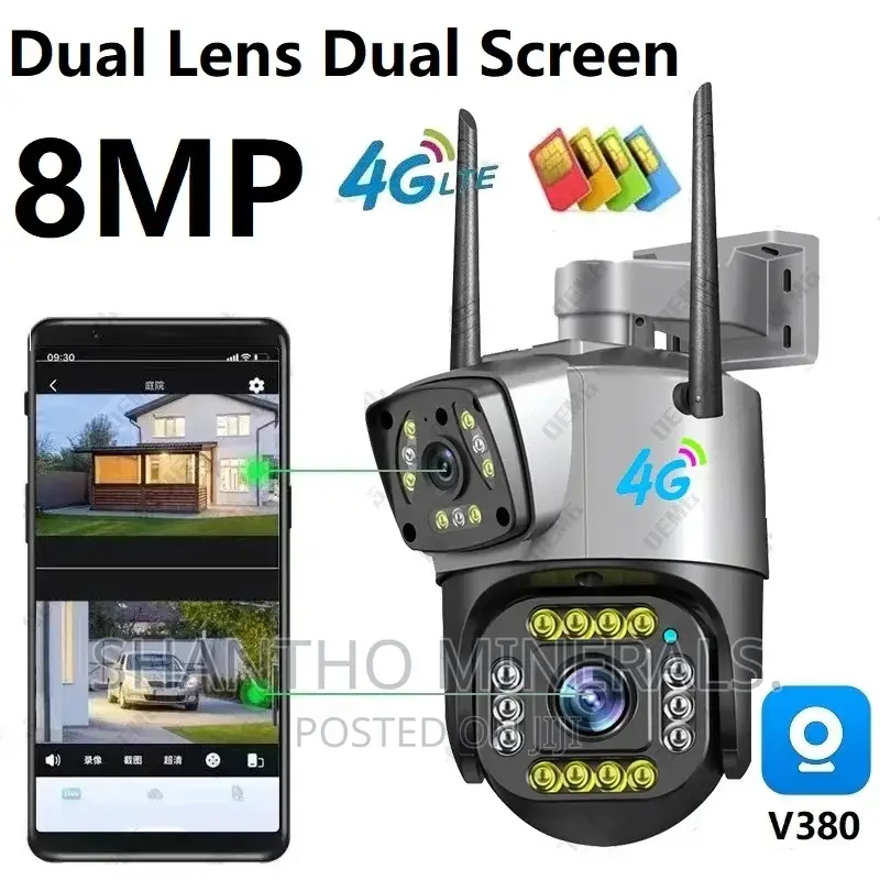 4G Dual Lense PTZ Camera