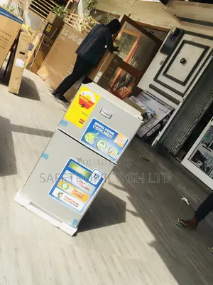 Doubledoor Gray Nasco-120 Topfreezer Fridge Electric
