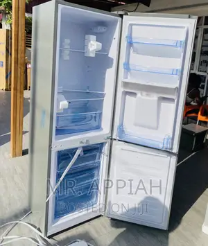 Authentic Pearl Pf-330bwd 2 Door Electric Fridge(Gray).