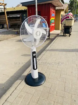 Fast Cooling Clinette Rechargeable Standing Fan +Solar Panel