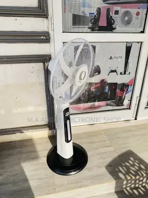 Affordable Clinette Rechargeable Fan + Solar Panel.
