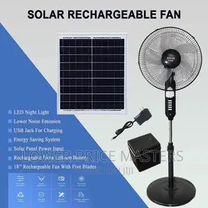Solar Rechargeable Fan and Solar Panels