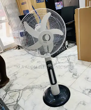 Shop Classic Clinette Rechargeable Electric Fan +Solar Panel