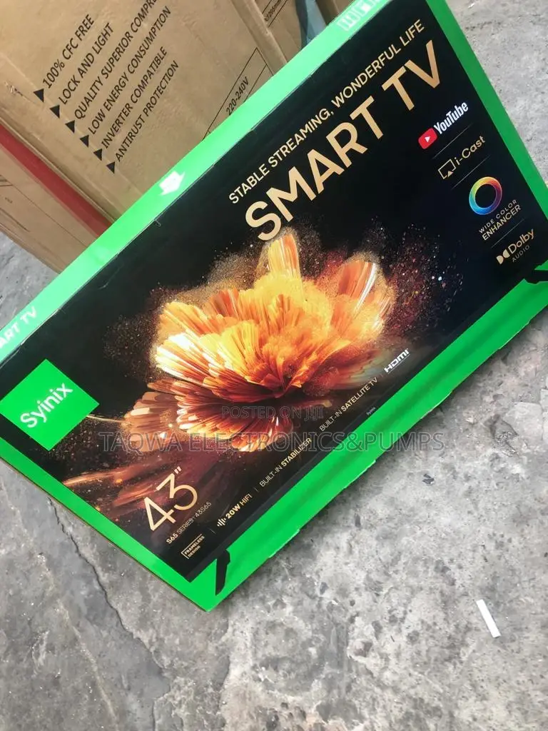 Very Beautiful Syinix 43inch Smart I-Cast TV