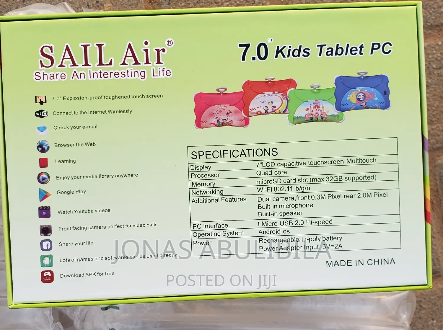 New Sail Air 3500 32 GB Pink