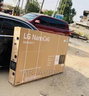 Fresh in Box  LG 86NANO0776 86” Nanocell Smart Tv.