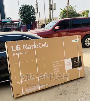 Fresh in Box  LG 86NANO0776 86” Nanocell Smart Tv.