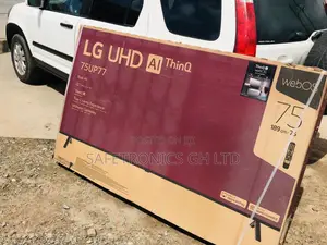 UP77 75 Inches Glossy LED Smart Black Electric LG Tv