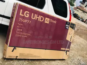 UP77 UHD Smart LG Glossy LED 75 Inches Electric Black Tv