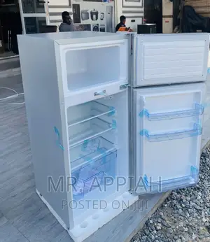 Super Quality Zara 12TM Double Door Electric Fridge(Silver)