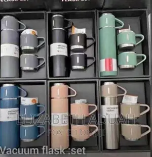 Flask With Cups