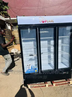 Big Capacity Display Fridge Three Doors Pearl PVC-150