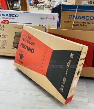 Sealed in Box Asano 43 Inch Digital Satellite Smart Tv