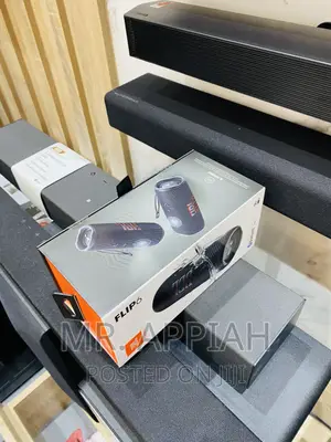 JBL Flip 6 Rechargeable Bluetooth Speaker(Black).