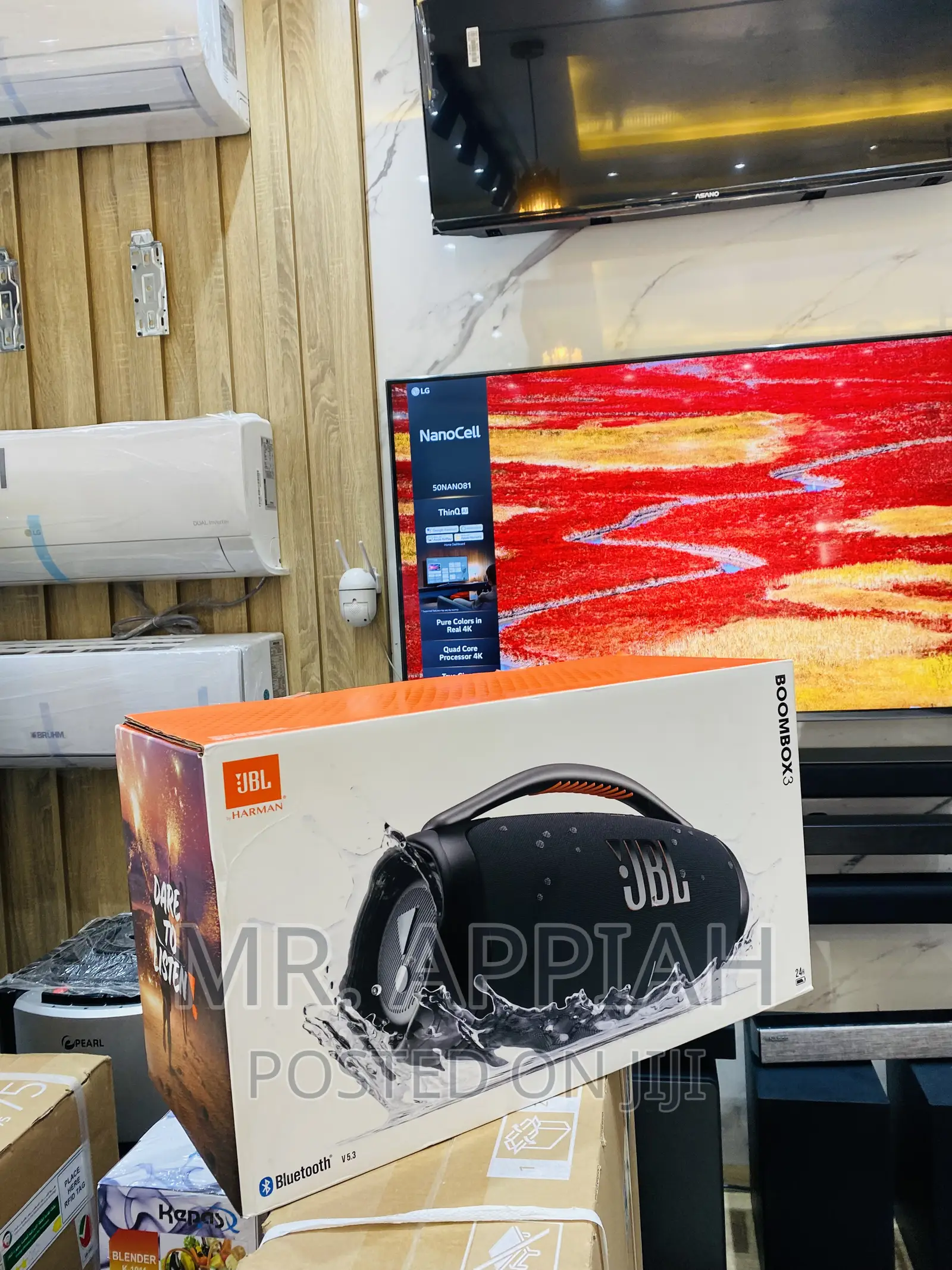 Affordable JBL Boombox3 Rechargeable Bluetoothspeaker,Black