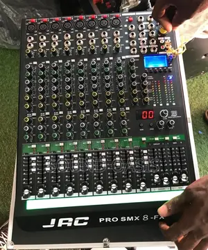 Jac Mixer 8 Channel Professional Live Mixer (Pro SMX 8-Fx)