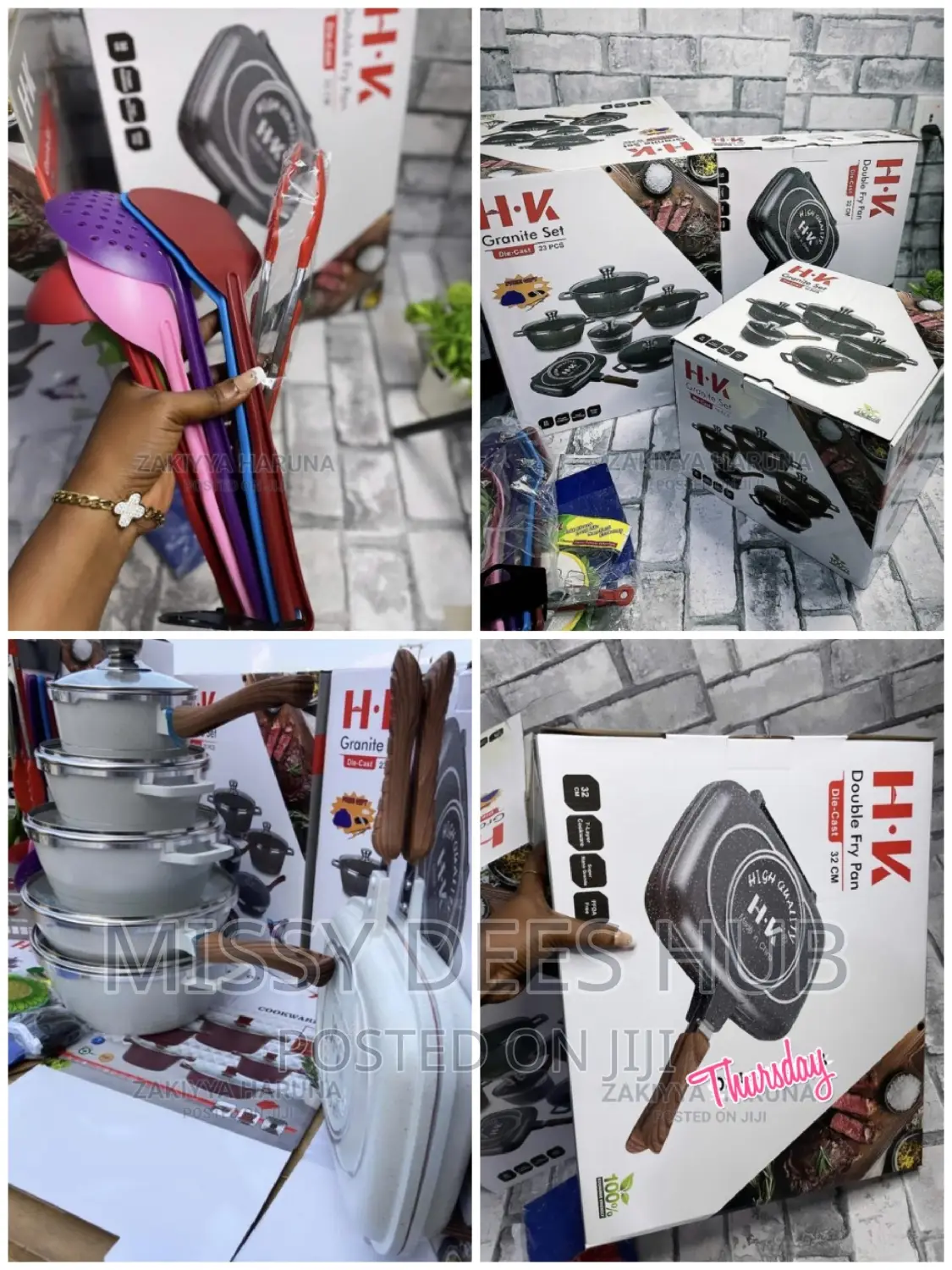 23pcs Granite Cookware Set From H.K