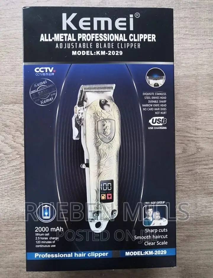 New Low Power Consumption Kemei Shaving Barbering Machine