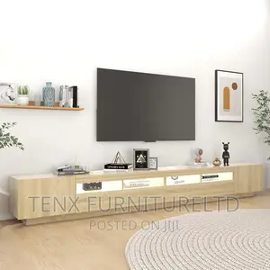 Tv Cabinet With Led Lights Tv Stand Unit Stereo Cabinet (Oa