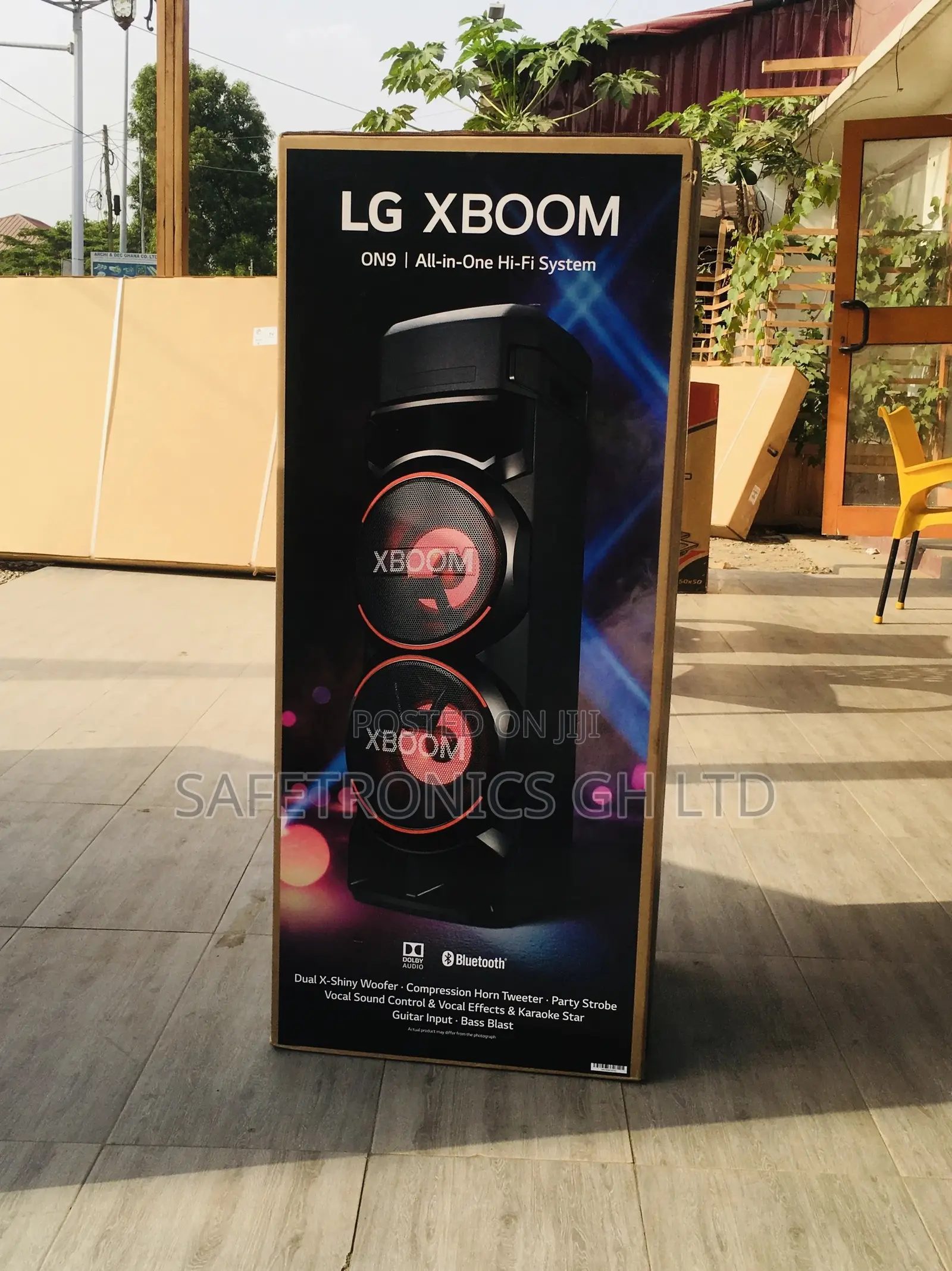 Bluetooth LG Electric ON9 Black Wireless Speaker 