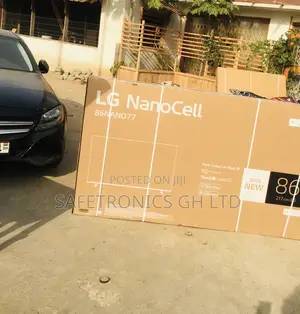 Nano77 Smart UHD Glossy LG Electric 86 Inches Black LED