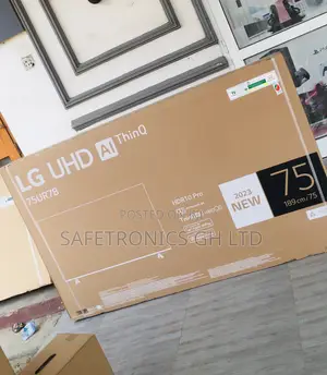 Smart UHD Electric 75 Inches Glossy Black LED LG UR73 Tv