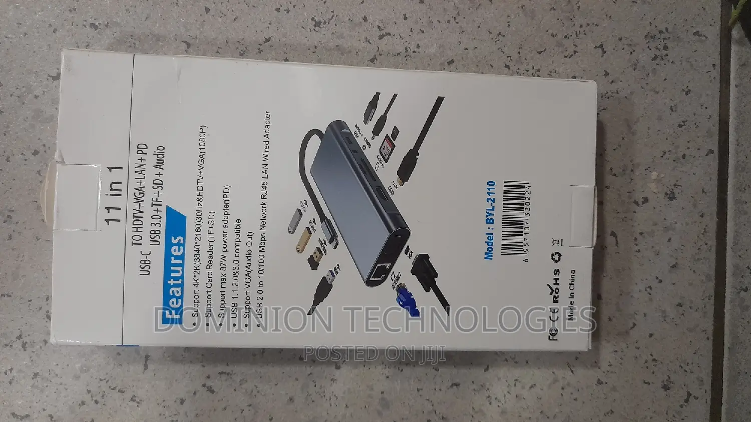 Type C Adapter 11 in 1 Dock