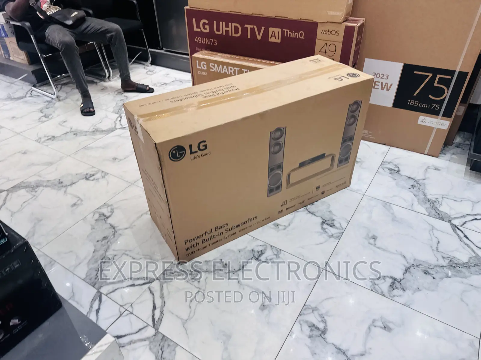 Glossy Sleek Sound Effects Lg Home Theater LHD 687