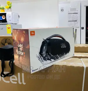 Shop Classic JBL Boombox 3 Rechargeable Speaker(Black).