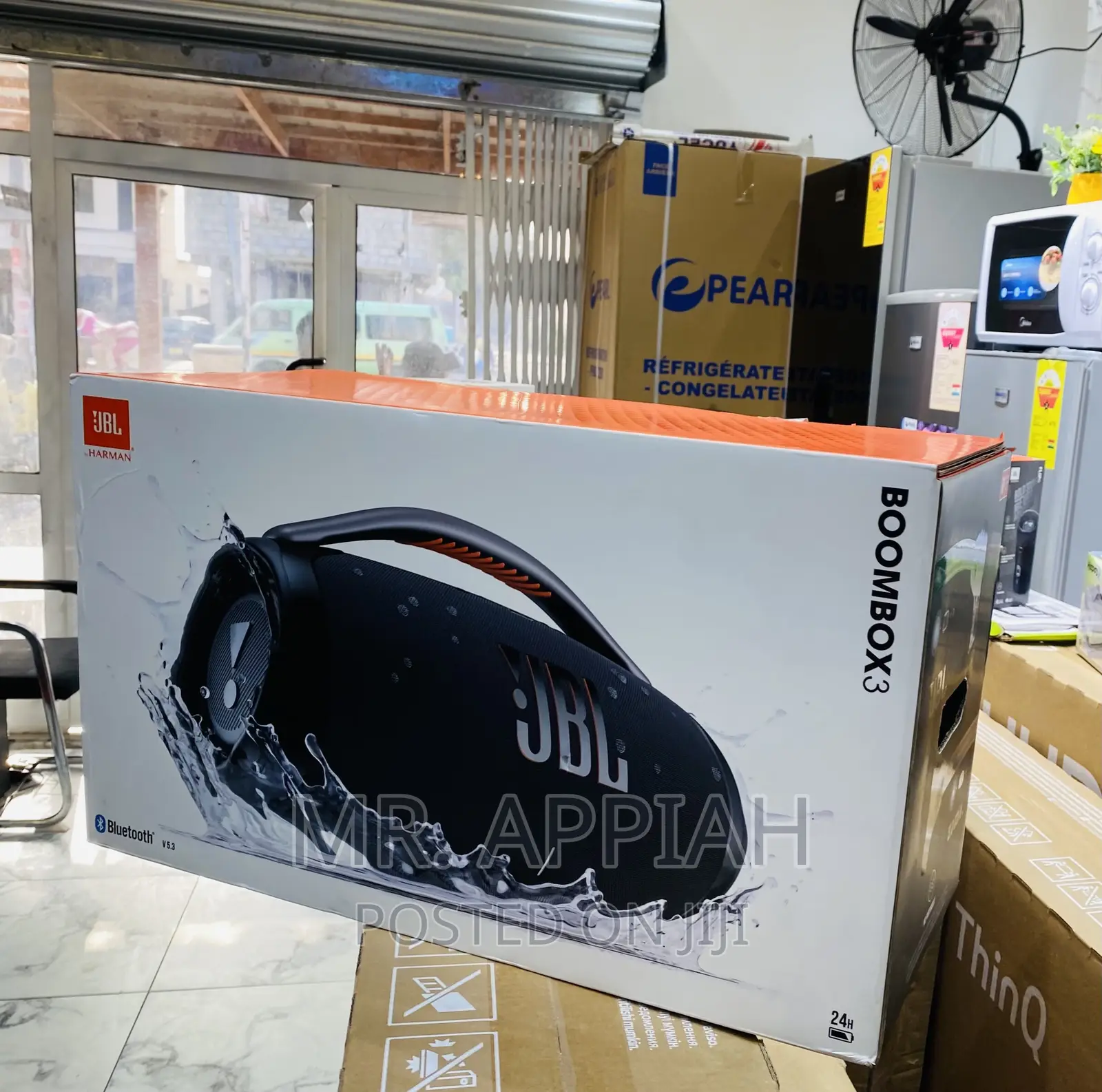 Shop Affordable JBL Boombox 3 Rechargeable Speaker(Black).