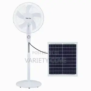 Solar And Electricity Rechargeable Fan
