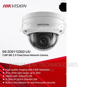Hikvision Ds-2cd1123g2-Liu 2mp 2.8mm Colorvu Dome Camera