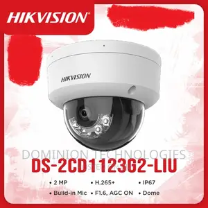 Hikvision Ds-2cd1123g2-Liu 2mp 2.8mm Colorvu Dome Camera